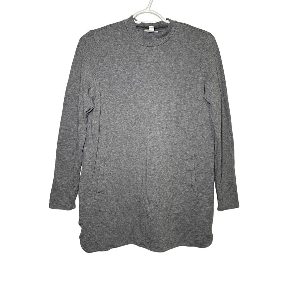 Pure J‎ jill tunic mock neck pima cotton sweater womens small cozy capsule